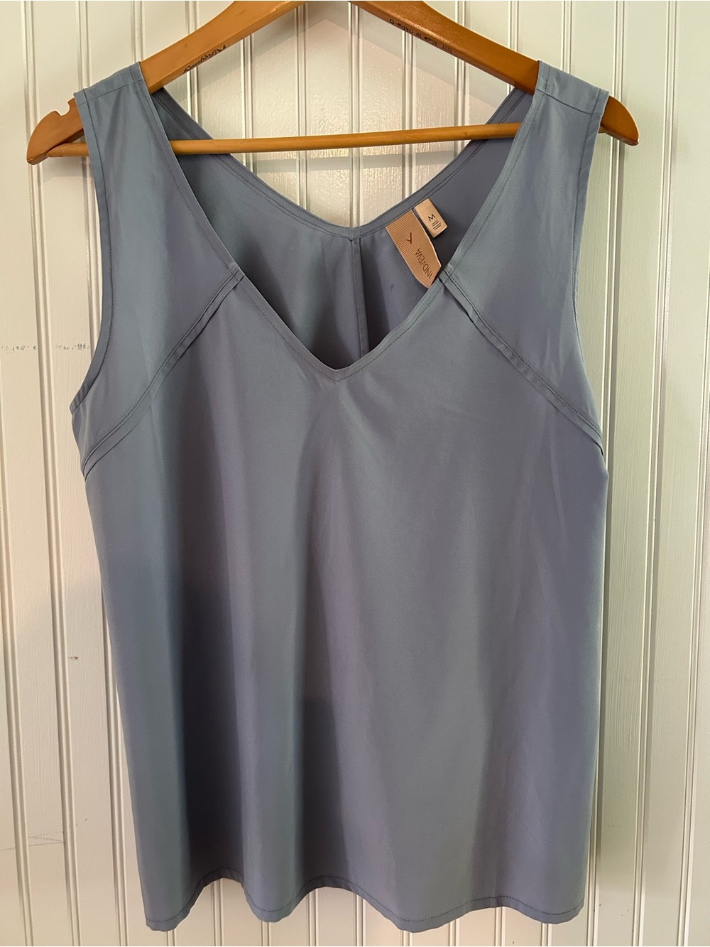 Women’s Sleeveless V-Neck Blouse - Light Blue